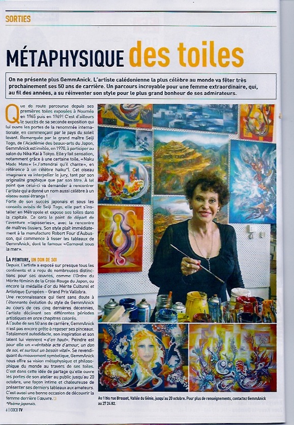 Gemmanick Magazine Nouvelle Calédonie 2014